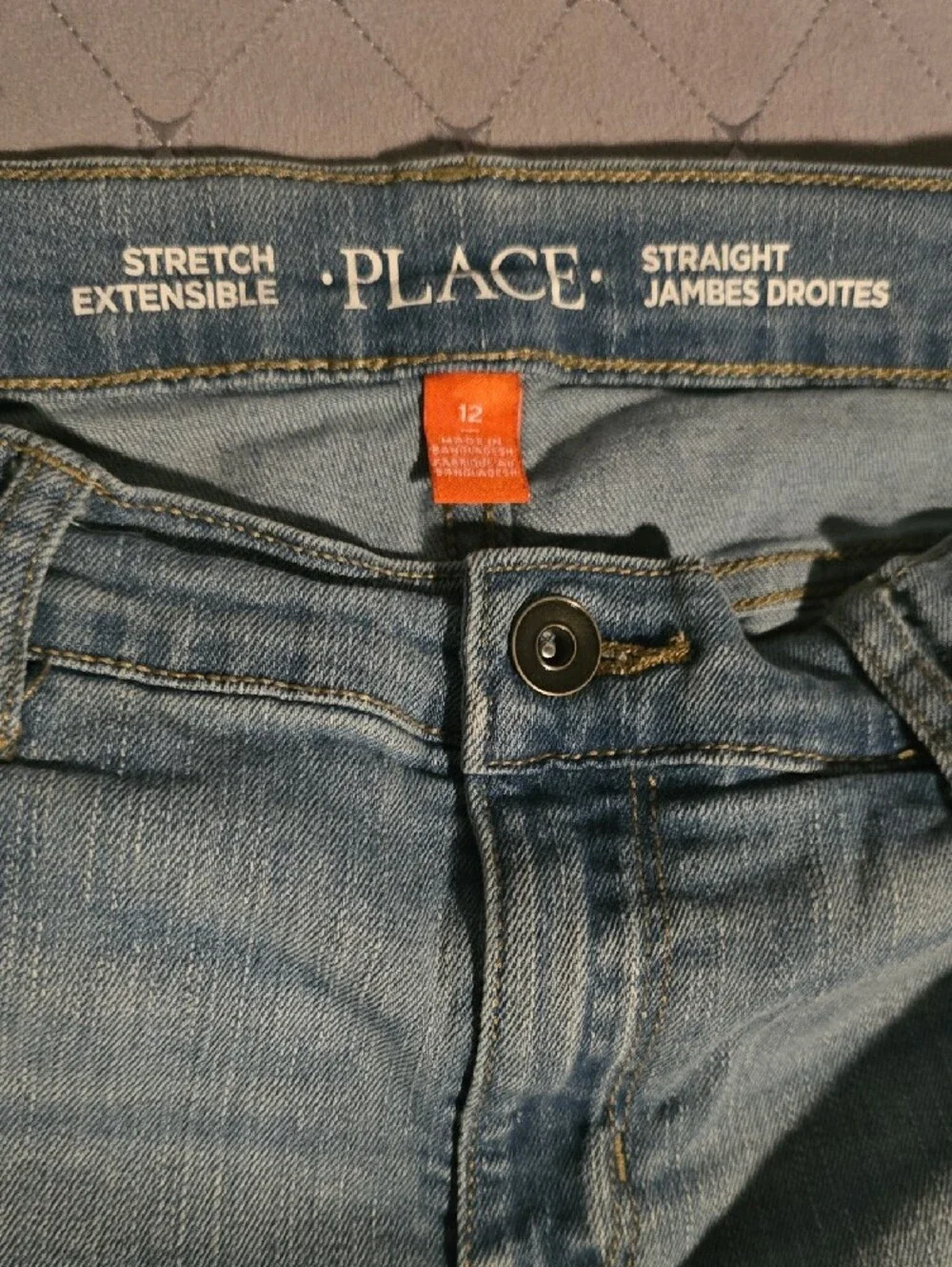 The Children's Place Light Blue Straight Leg Kids Jeans